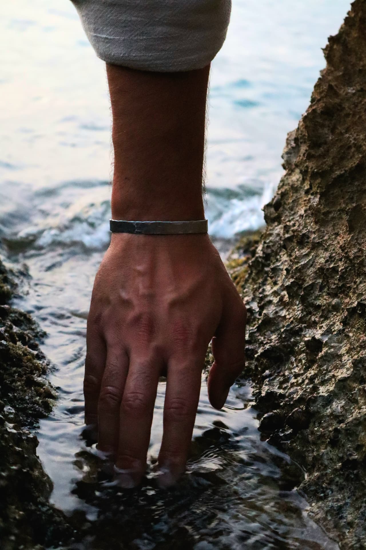 Bracciale martellato